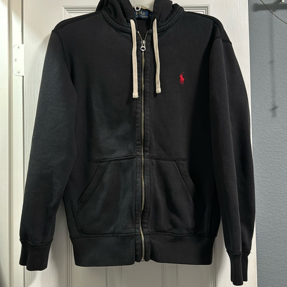 Polo Ralph lauren fleece zip up hoodie